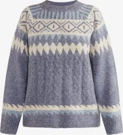 Fijngebreide Truien Trui Lynnea Dames Blauw