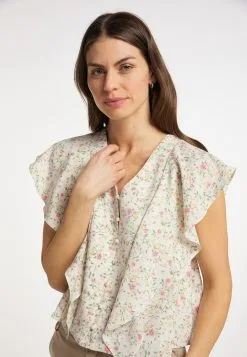 Usha Blouses Met Korte Mouw Blouse Dames Natuurwit 11 Usha Blouses Met Korte Mouw Blouse Dames Natuurwit -Aanbiedingen Usha Winkel c5dfed36cdb010532b471e428d39c717