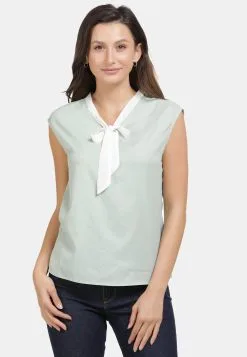 Usha Blouses Met Korte Mouw Blouse Dames Mintgroen -Aanbiedingen Usha Winkel c7b9639b7bf7da78262ecedddaa0d920