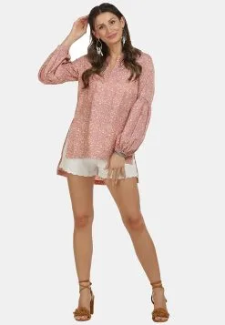 Blouseshirts Blouse Dames Oudroze -Aanbiedingen Usha Winkel cc14d95e5aee91fa889414526f4fba81