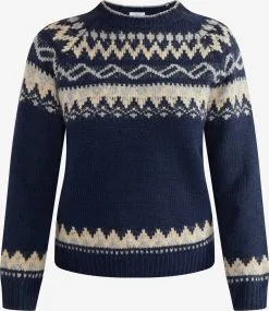 Fijngebreide Truien Trui Fenia Dames Navy