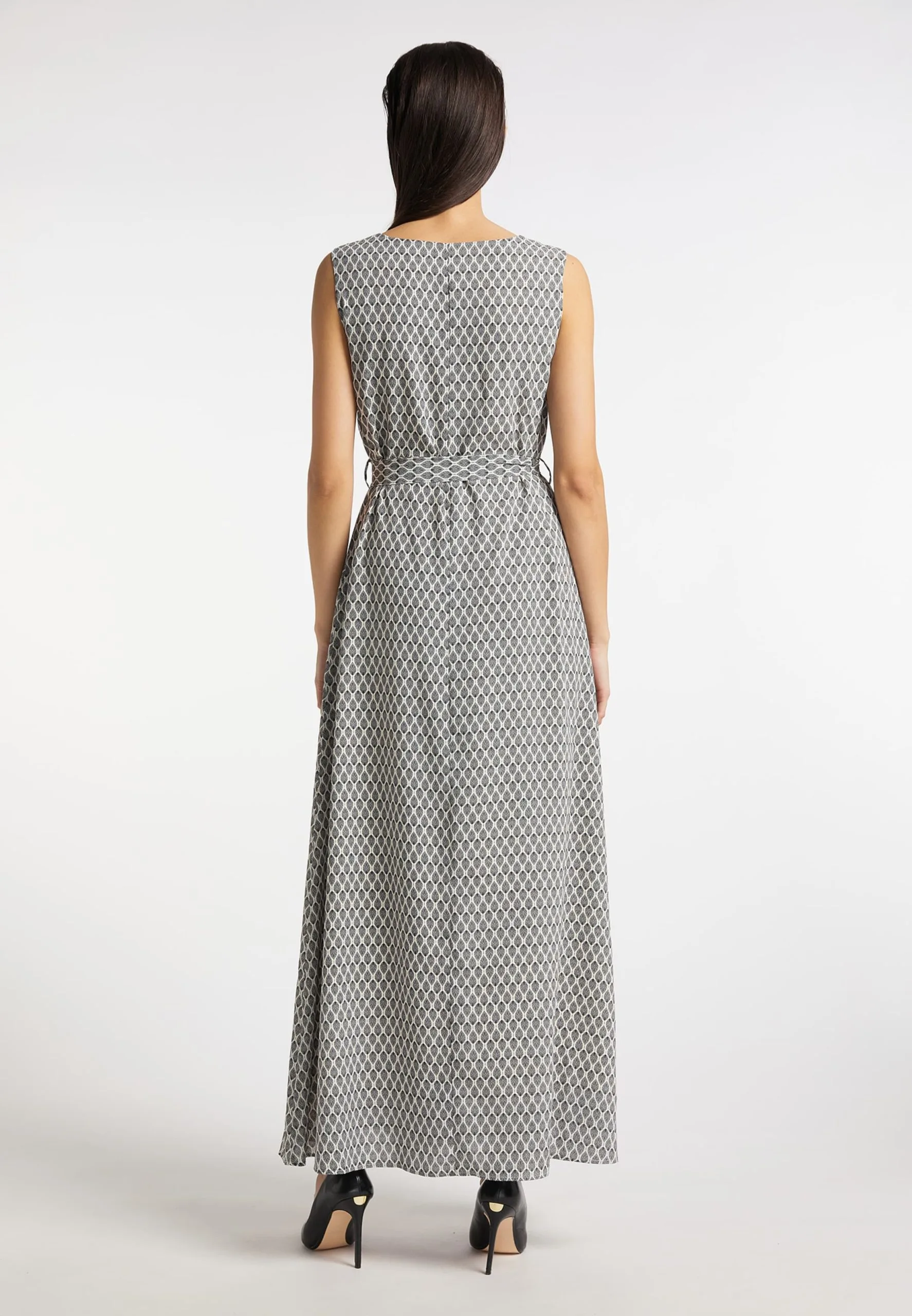 Maxi Jurken Jurk Dames Wolwit 6 Maxi Jurken Jurk Dames Wolwit - Afbeelding 4