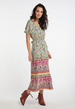 Zomerjurken Zomerjurk Dames Pastelgroen -Aanbiedingen Usha Winkel d289e81aeef6ca69a530102eb2f16845