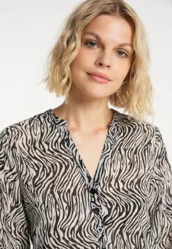 Usha Blouses & Tunieken Blouse Dames Crème / Zwart -Aanbiedingen Usha Winkel d391a6211c1ef2ca76f7b732cc69fff0