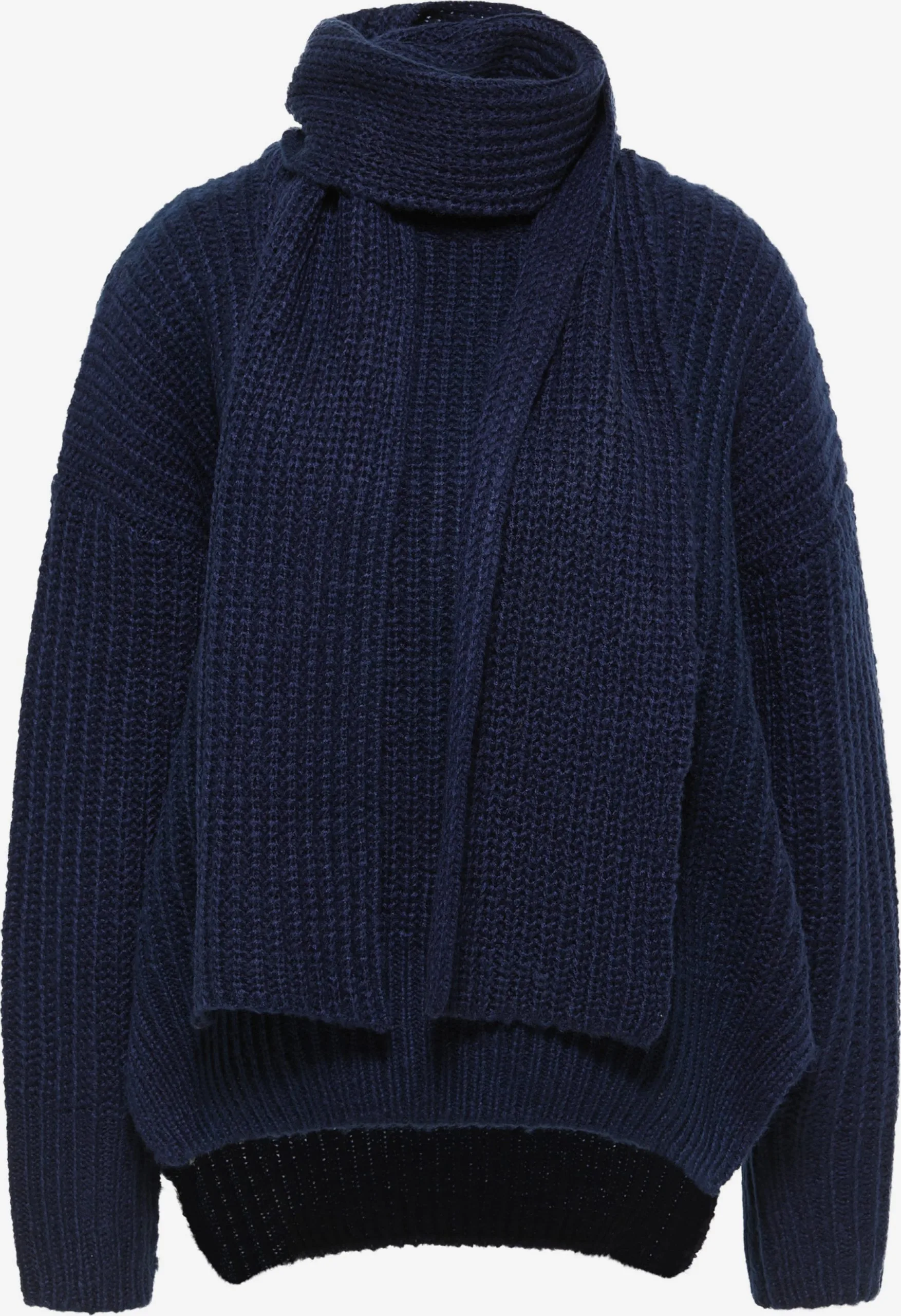 Fijngebreide Truien Trui Dames Donkerblauw 3 Fijngebreide Truien Trui Dames Donkerblauw