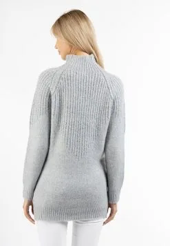 Fijngebreide Truien Trui Lynnea Dames Grijs -Aanbiedingen Usha Winkel d428c23c3121003bccf12311c21fb694