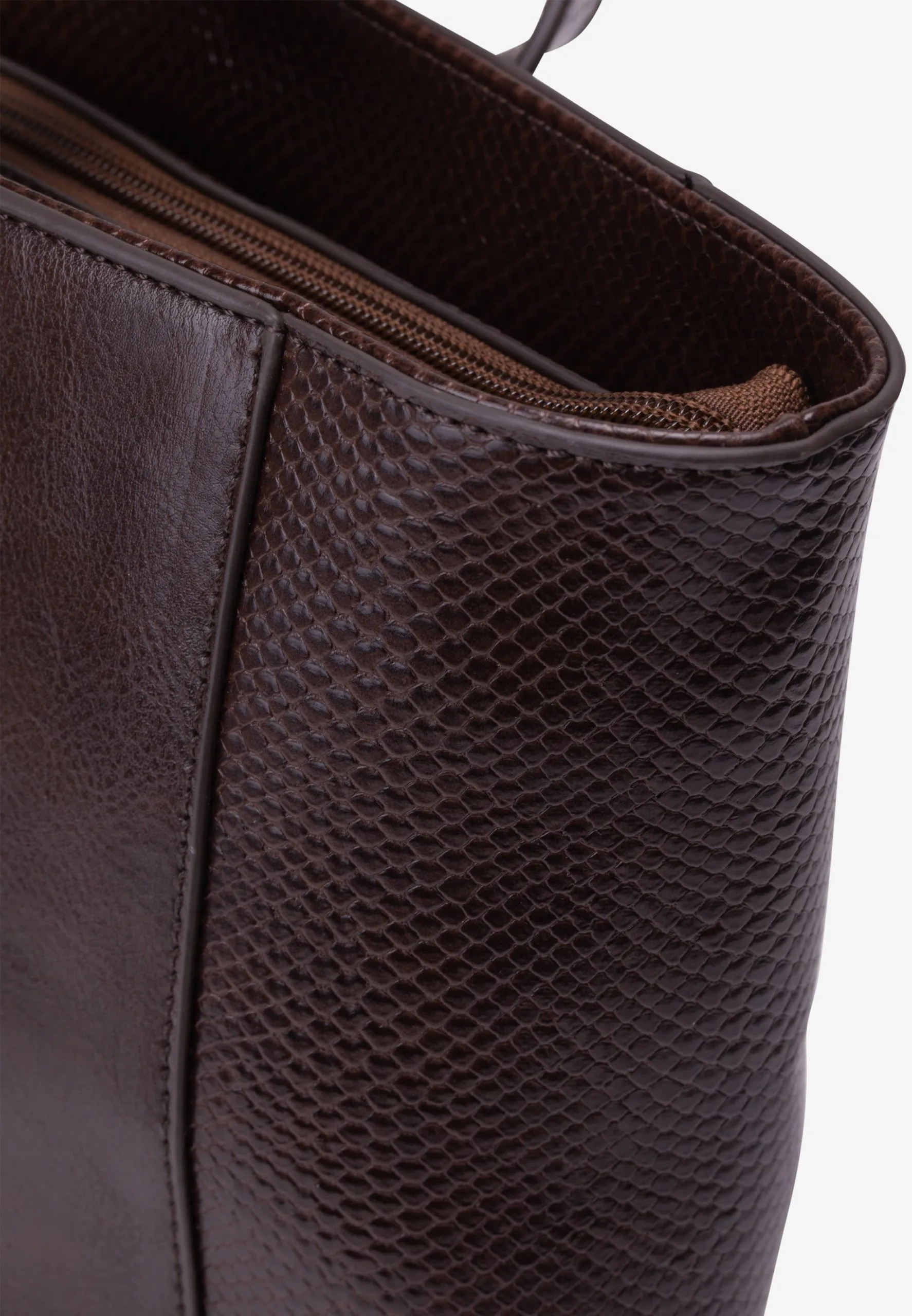 Usha Shoppers Shopper Dames Chocoladebruin 7 Usha Shoppers Shopper Dames Chocoladebruin - Afbeelding 5