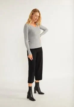 Basic Truien Trui Nowles Dames Grijs -Aanbiedingen Usha Winkel d8409815074881e41f55e3b7c4f7c588