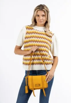 Schoudertasjes Schoudertas Dames Goudgeel -Aanbiedingen Usha Winkel e19a4f9ab2485406db7438fa14cb8e2e