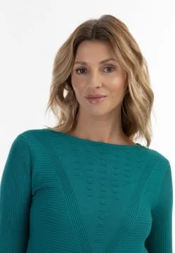 Usha Basic Truien Trui Dames Smaragd -Aanbiedingen Usha Winkel e361df55bcbd8d72c9d5bab1e984c4ae