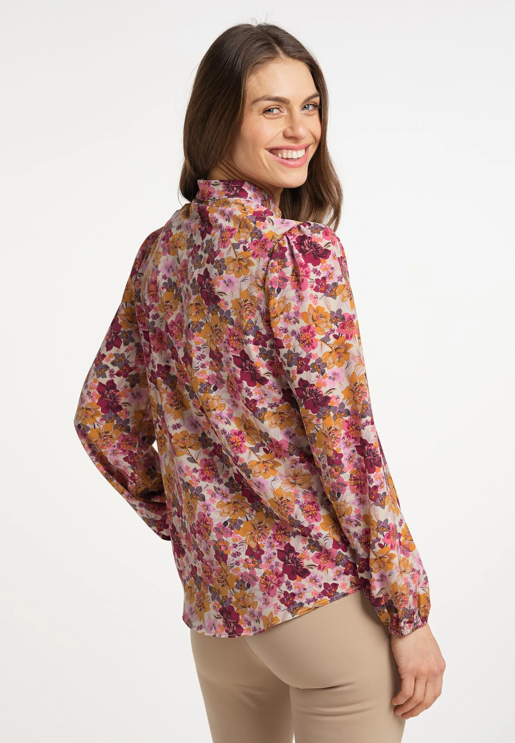 Usha Overhemden Blouse Dames Offwhite 5 Usha Overhemden Blouse Dames Offwhite - Afbeelding 3