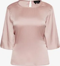 Blouses Met Korte Mouw Blouse Dames Oudroze