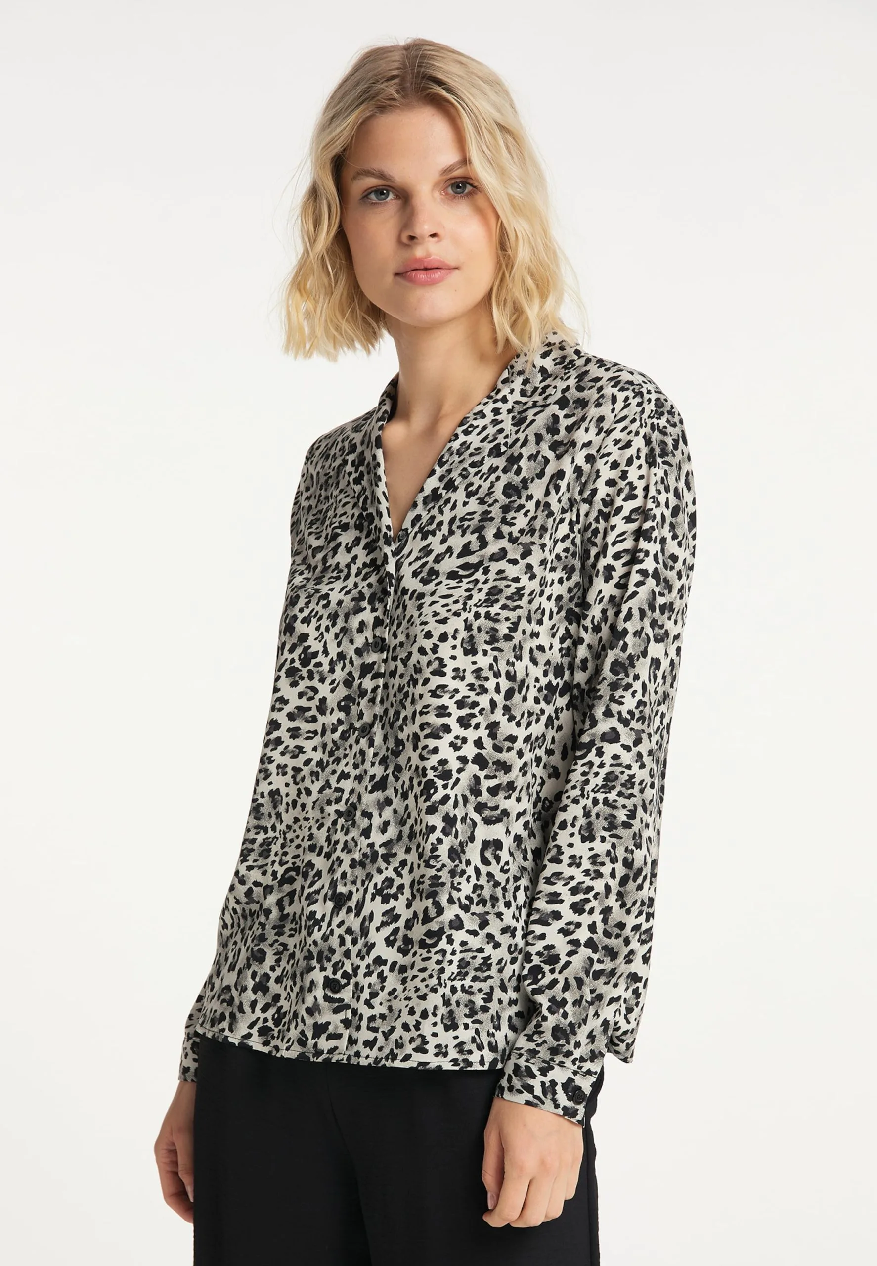 Usha Blouses & Tunieken Blouse Dames Grijs / Rookgrijs 4 Usha Blouses & Tunieken Blouse Dames Grijs / Rookgrijs - Afbeelding 2