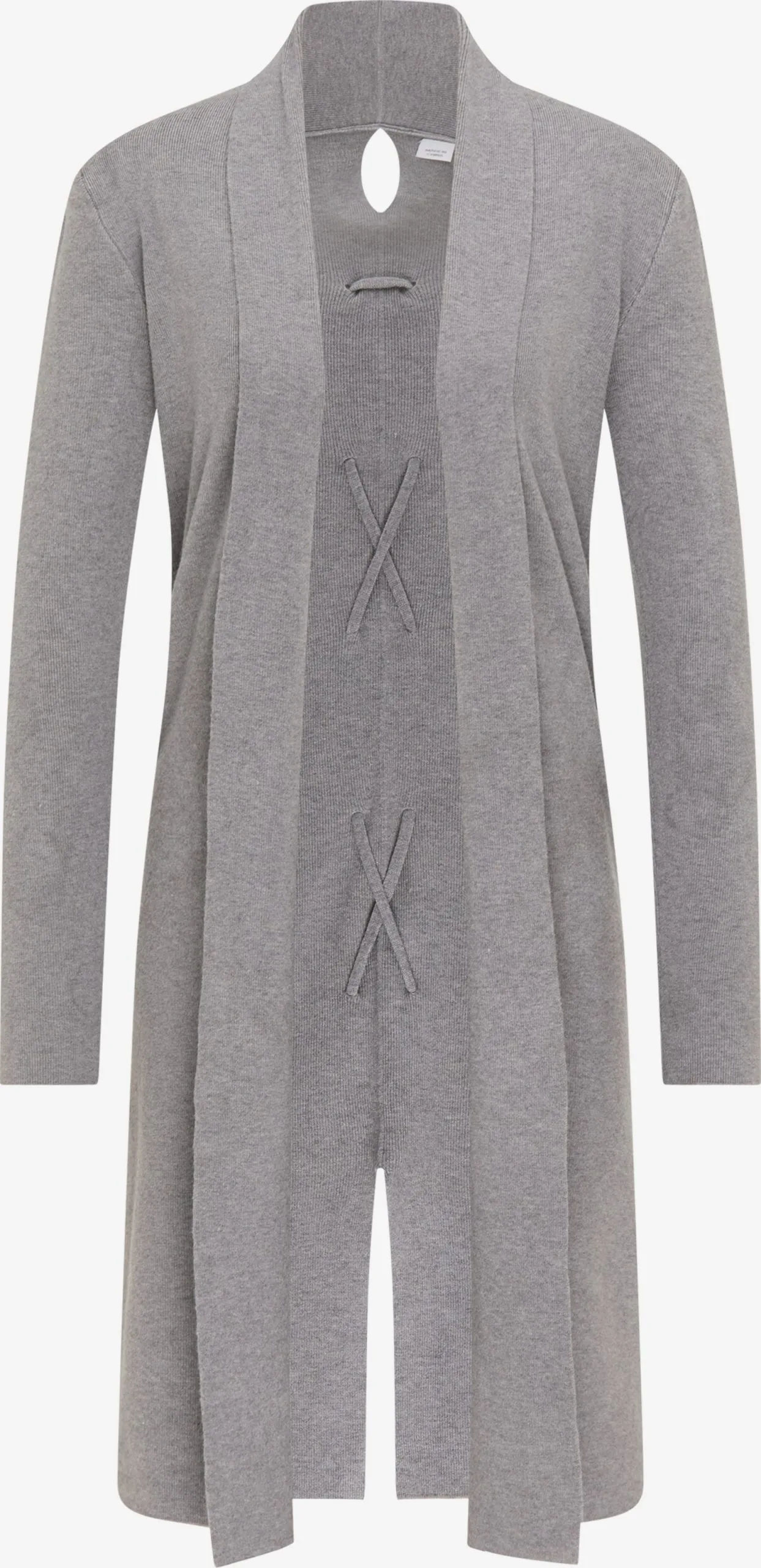 Vesten Gebreid Vest Dames Grijs Gemêleerd 3 Vesten Gebreid Vest Dames Grijs Gemêleerd