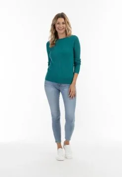 Usha Basic Truien Trui Dames Smaragd -Aanbiedingen Usha Winkel eb8e357f578893462203ad4db2b8649d