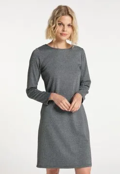Usha Mini Jurken Jurk Dames Lichtgrijs / Zwart -Aanbiedingen Usha Winkel ebab48e176558984dc0f20ccf6ae7379