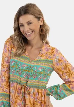 Maxi Jurken Jurk Carnea Dames Oranje / Lichtoranje -Aanbiedingen Usha Winkel ebdba6296d4348a3901052bed39917da