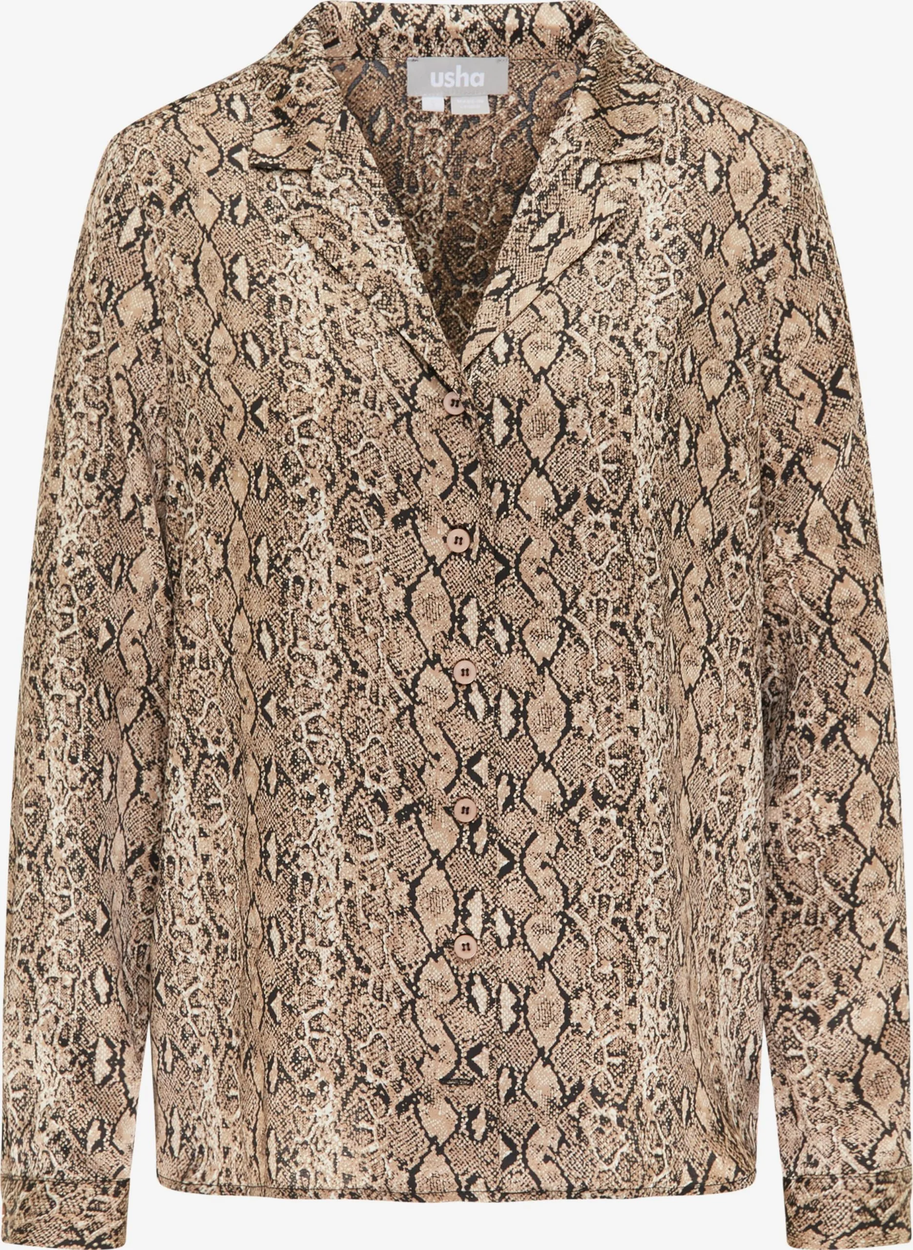 Usha Blouses & Tunieken Blouse Dames Bruin 3 Usha Blouses & Tunieken Blouse Dames Bruin