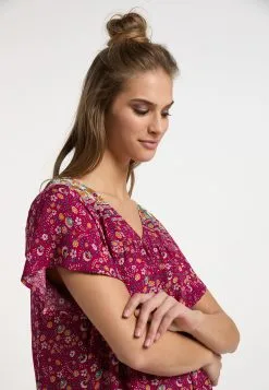Zomerjurken Zomerjurk Dames Magenta -Aanbiedingen Usha Winkel eff53723a696b14f0d5c505012043a85