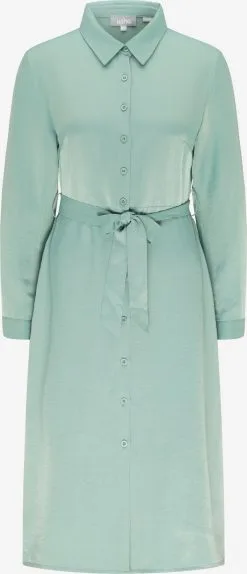 Usha Blousejurken Blousejurk Dames Mintgroen