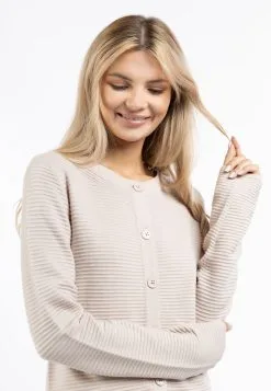 Vesten Gebreid Vest Lynnea Dames Ecru -Aanbiedingen Usha Winkel f320115aac83a42969bd6e6ea991b670