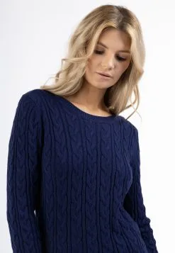 Basic Truien Trui Dames Navy -Aanbiedingen Usha Winkel f36964f3d6154a84cec1ee4d0303a2dd