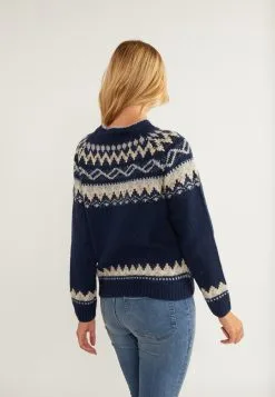 Fijngebreide Truien Trui Fenia Dames Navy -Aanbiedingen Usha Winkel f46d7f58a3f684d8ea3d9aa4f55dccdc