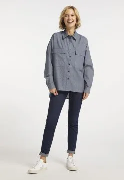 Lange Blouses Blouse Dames Navy -Aanbiedingen Usha Winkel f50fdbd93f2ff93fec082f02ad9dfc8b