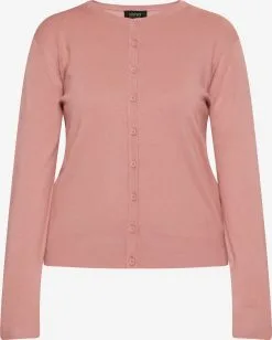 Vesten Gebreid Vest Dames Oudroze