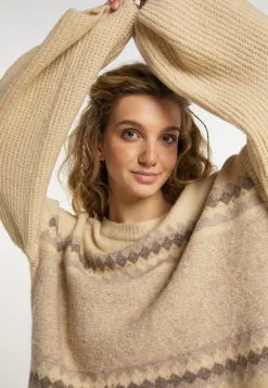 Fijngebreide Truien Trui Dames Crème / Donkerbeige 11 Fijngebreide Truien Trui Dames Crème / Donkerbeige -Aanbiedingen Usha Winkel f9670ac7ee1d5a7919b2996b5413500f