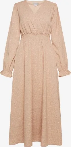 Usha Maxi Jurken Jurk Dames Lichtbeige