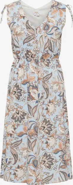 Zomerjurken Zomerjurk Dames Duifblauw / Lichtblauw