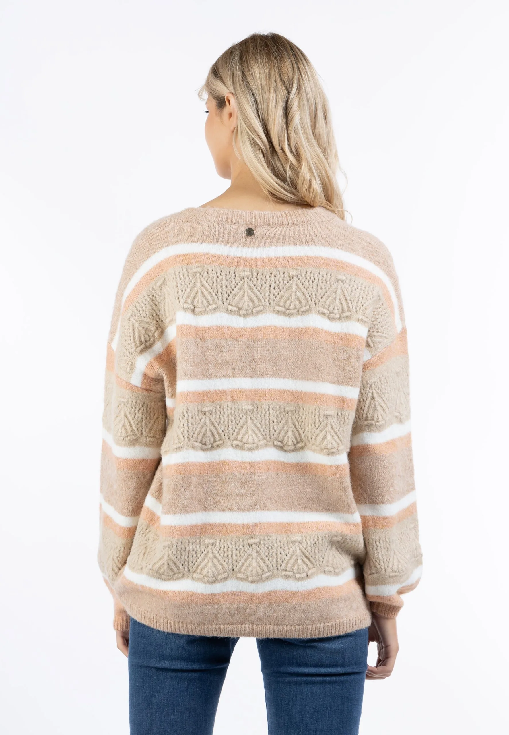 Fijngebreide Truien Trui Carnea Dames Beige 5 Fijngebreide Truien Trui Carnea Dames Beige - Afbeelding 3