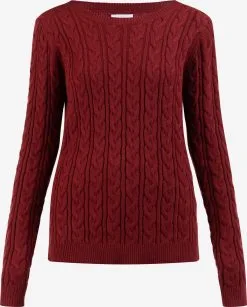 Basic Truien Trui Dames Bloedrood