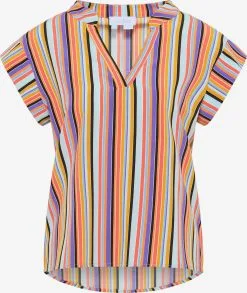 Blouses Met Korte Mouw Blouse Dames Gemengde Kleuren