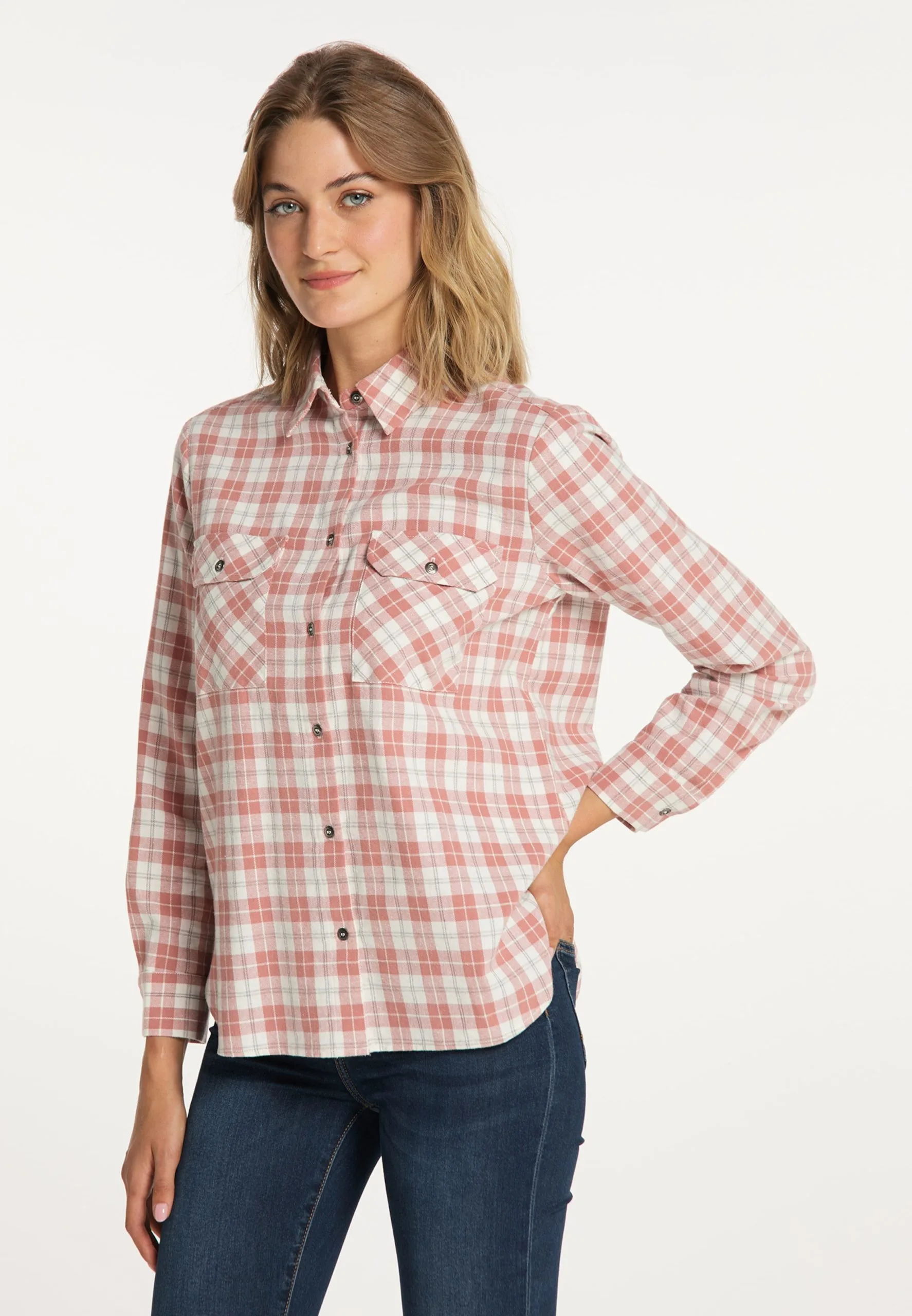 Overhemden Blouse Dames Rosa 4 Overhemden Blouse Dames Rosa - Afbeelding 2